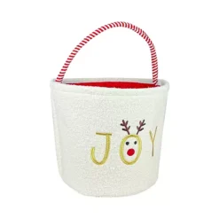 Merry And Bright Joy Storage Bin With Handle -Storage And Cleaning 54172852 CC ALT3