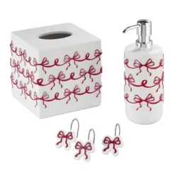 Avanti Christmas Bows Lotion Pump Dispenser -Storage And Cleaning 54720864 CC ALT3