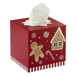 Avanti Gingerbread Man Tissue Box Cover 11 Avanti Gingerbread Man Tissue Box Cover -Storage And Cleaning 54720868 CC ALT3