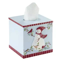 Avanti Holiday Cheer Snowman Tissue Box Cover 11 Avanti Holiday Cheer Snowman Tissue Box Cover -Storage And Cleaning 54720873 CC ALT3