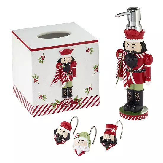 Avanti Peppermint Nutcracker Tissue Box Cover 7 Avanti Peppermint Nutcracker Tissue Box Cover - Image 5