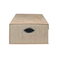 Belle Maison Large Flip-Top Velvet Storage Box -Storage And Cleaning 54948917 CC ALT3