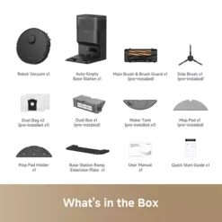 Dreame 4-in-1 GoVac 400 Robotic Vacuum And Mop With Auto-Empty and Mop Self-Cleaning -Storage And Cleaning 55517957 CC ALT10