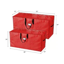 Hastings Home Christmas Tree Storage Bags - Set Of 2 For 7.5-16 Ft. Trees -Storage And Cleaning 5615730 ALT4