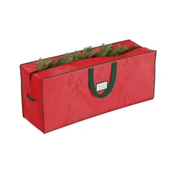 Hastings Home 7.5-ft. Red & Green Christmas Tree Storage Bag -Storage And Cleaning 5615828 ALT2