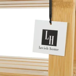 Hastings Home 2-Tier Bamboo Shoe Rack & Bench -Storage And Cleaning 5615866 ALT5