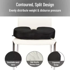 Mind Reader Memory Foam Seat Cushion With Air-Cloud Technology -Storage And Cleaning 56317383 CC ALT4