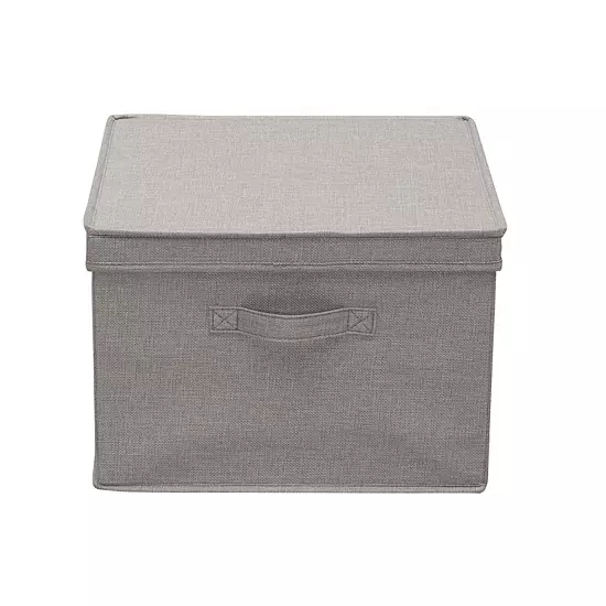 Household Essentials Square Storage Boxes With Lids 2-piece Set 6 Household Essentials Square Storage Boxes With Lids 2-piece Set - Image 4