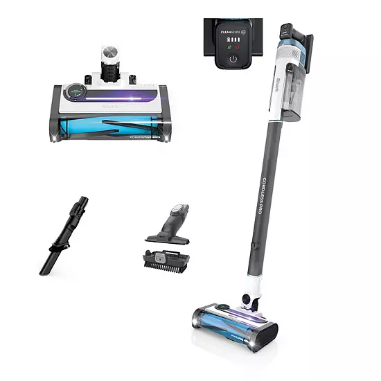 Shark® Pro Cordless Vacuum With Clean Sense IQ & Odor Neutralizer, PowerFins Plus Brushroll, Includes Duster Crevice Tool & Pet Multi Tool, 40 Minute Runtime, HEPA Filter, Light Blue (IZ562H) 4 Shark® Pro Cordless Vacuum With Clean Sense IQ & Odor Neutralizer, PowerFins Plus Brushroll, Includes Duster Crevice Tool & Pet Multi Tool, 40 Minute Runtime, HEPA Filter, Light Blue (IZ562H) - Image 2