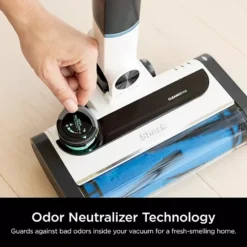 Shark® Pro Cordless Vacuum With Clean Sense IQ & Odor Neutralizer, PowerFins Plus Brushroll, Includes Duster Crevice Tool & Pet Multi Tool, 40 Minute Runtime, HEPA Filter, Light Blue (IZ562H) 22 Shark® Pro Cordless Vacuum With Clean Sense IQ & Odor Neutralizer, PowerFins Plus Brushroll, Includes Duster Crevice Tool & Pet Multi Tool, 40 Minute Runtime, HEPA Filter, Light Blue (IZ562H) -Storage And Cleaning 5865586 ALT3