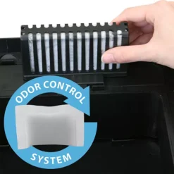 ITouchless Deodorizer 13-gallon Stainless Steel Touchless Trash Can With Carbon Filter Technology -Storage And Cleaning 595804 ALT4