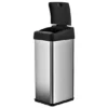 ITouchless 13-gallon Extra-Wide Stainless Steel Automatic Sensor Touchless Trash Can