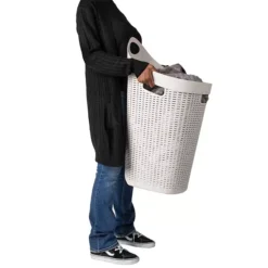 Mind Reader 60 Liter Mobile Laundry Hamper -Storage And Cleaning 5963541 ALT6