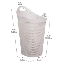 Mind Reader 60 Liter Mobile Laundry Hamper -Storage And Cleaning 5963541 ALT8