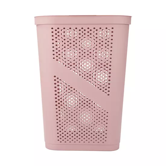 Mind Reader 60 Liter Hinged Lid Slim Plastic Laundry Hamper 7 Mind Reader 60 Liter Hinged Lid Slim Plastic Laundry Hamper - Image 5
