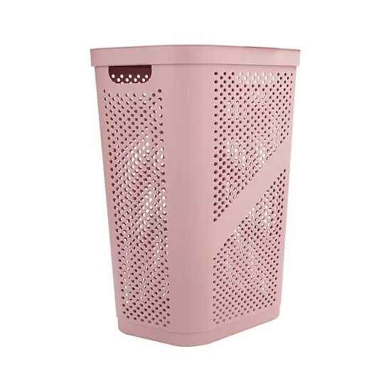 Mind Reader 60 Liter Hinged Lid Slim Plastic Laundry Hamper 8 Mind Reader 60 Liter Hinged Lid Slim Plastic Laundry Hamper - Image 6