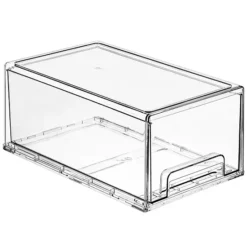 Sorbus Large Clear Stackable Pull Out Fridge Drawer
