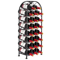 Sorbus French-Style Chateau 23-Bottle Wine Rack -Storage And Cleaning 6202699 ALT2