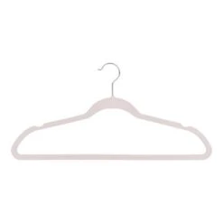 Belle Maison Flocked Hangers 25-Pack Set 16 Belle Maison Flocked Hangers 25-Pack Set -Storage And Cleaning 6375345 Blush