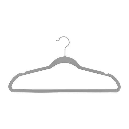 Belle Maison Flocked Hangers 25-Pack Set 10 Belle Maison Flocked Hangers 25-Pack Set - Image 8