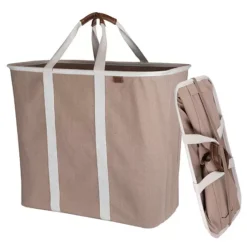 Clevermade Collapsible Laundry Caddy LUXE 2-piece Set