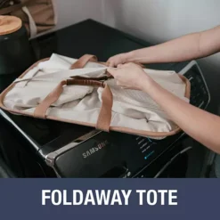 Clevermade Collapsible Laundry Caddy LUXE 2-piece Set -Storage And Cleaning 6494787 ALT5