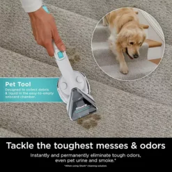 Shark® Stainstriker™ Portable Carpet & Upholstery Cleaner, Spot & Stain Remover, 3 Attachments, Perfect For Pets, Tough Stain Removal, Carpet, Area Rug, Upholstery, Cars & More, Eliminates Odors Instantly Including Pet Urine (PX201) -Storage And Cleaning 6539662 ALT3