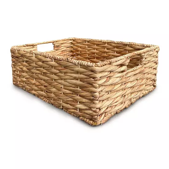 Sonoma Goods For Life® Natural Everyday Wide Wicker Basket 4 Sonoma Goods For Life® Natural Everyday Wide Wicker Basket - Image 2