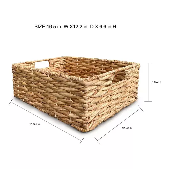 Sonoma Goods For Life® Natural Everyday Wide Wicker Basket 7 Sonoma Goods For Life® Natural Everyday Wide Wicker Basket - Image 5