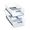 Madesmart Two Tier Organizer With Dividers -Storage And Cleaning 6614249