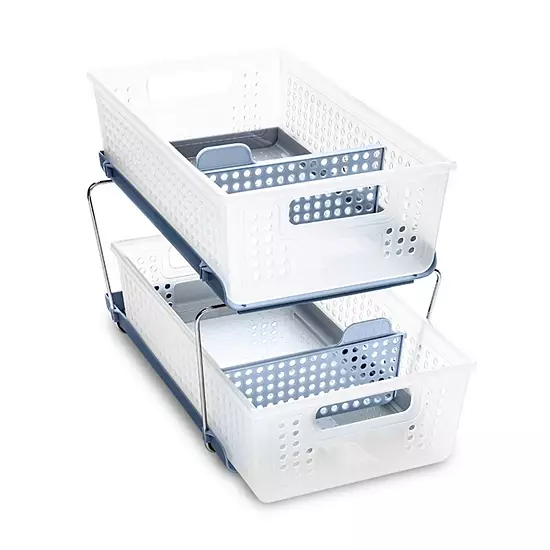 Madesmart Two Tier Organizer With Dividers 3 Madesmart Two Tier Organizer With Dividers