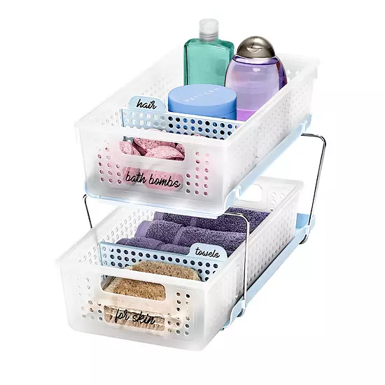 Madesmart Two Tier Organizer With Dividers 4 Madesmart Two Tier Organizer With Dividers - Image 2