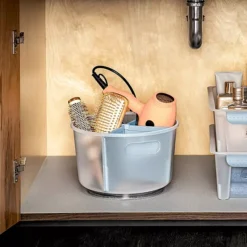 Madesmart Portable Bathroom Tote Storage With Dividers -Storage And Cleaning 6614250 ALT3