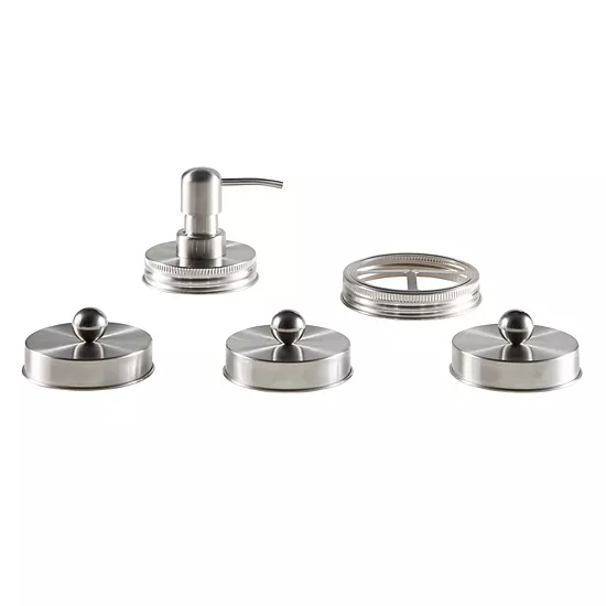 Home Complete 5 Piece Bathroom Accessories Set 12 Home Complete 5 Piece Bathroom Accessories Set - Image 10