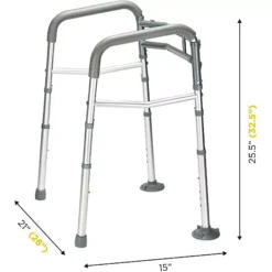 Toilet Safety Rail - Adjustable Detachable Toilet Safety Frame With Handles Stand Alone -Storage And Cleaning 6870513 ALT3