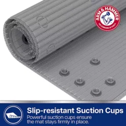 Arm & Hammer Performance Foam Ribbed Tub / Shower Mat -Storage And Cleaning 6941006 ALT4