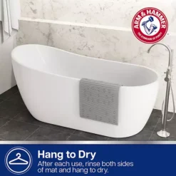 Arm & Hammer Performance Foam Ribbed Tub / Shower Mat -Storage And Cleaning 6941006 ALT5