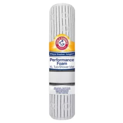 Arm & Hammer Performance Foam Ribbed Tub / Shower Mat -Storage And Cleaning 6941006 White 1