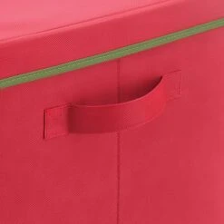 Whitmor Christmas Red Storage Box -Storage And Cleaning 7046291 ALT3