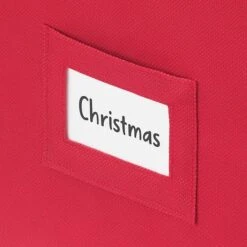 Whitmor Christmas Red Storage Box -Storage And Cleaning 7046291 ALT5