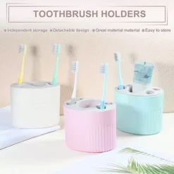 Toothbrush Holders Bathroom Toothbrush Holders Toothbrush Storage Organizers For Bathroom Storage -Storage And Cleaning 7061535 ALT2