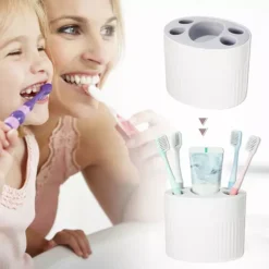 Toothbrush Holders Bathroom Toothbrush Holders Toothbrush Storage Organizers For Bathroom Storage -Storage And Cleaning 7061535 ALT3