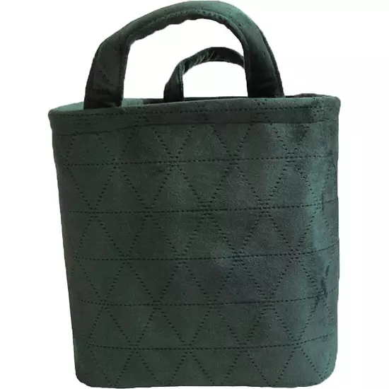 Decorative Decor Co Quilted Velvet Basket 5 Decorative Decor Co Quilted Velvet Basket - Image 3