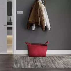 Decorative Decor Co Quilted Velvet Basket 13 Decorative Decor Co Quilted Velvet Basket -Storage And Cleaning 7079749 ALT3