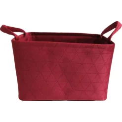 Decorative Decor Co Quilted Velvet Basket 16 Decorative Decor Co Quilted Velvet Basket -Storage And Cleaning 7079749 ALT6