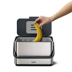 Joseph Joseph Collect 4-Liter Stainless Steel Food Waste Compost Caddy -Storage And Cleaning 7095929 ALT4