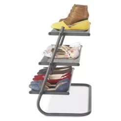Whitmor 3-Tier Shoe Shelf -Storage And Cleaning 7096365 ALT2