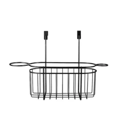 Bath Bliss Over The Cabinet Hair Tool Organizer - Matte Black -Storage And Cleaning 7102241 ALT3