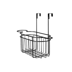 Bath Bliss Over The Cabinet Hair Tool Organizer - Matte Black -Storage And Cleaning 7102241 ALT6