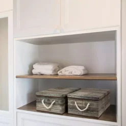 Sorbus Wood Pattern Storage Box Set -Storage And Cleaning 7180999 ALT2